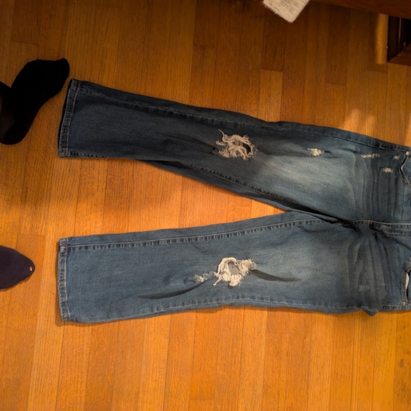 Altar'd State Denim - Distressed Blue Jeans